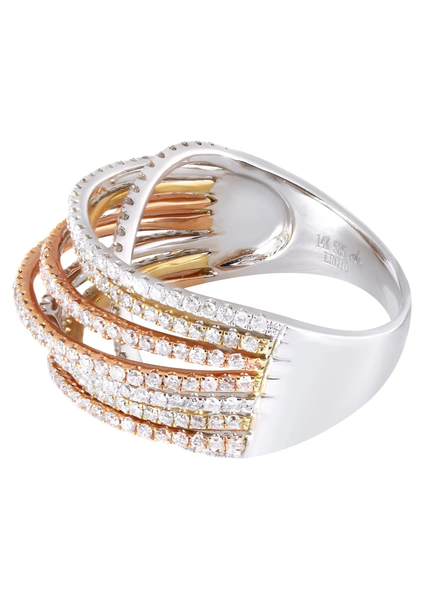 14K Ladies Diamond Cocktail Ring | 1.35 Carats | 6.2 Grams