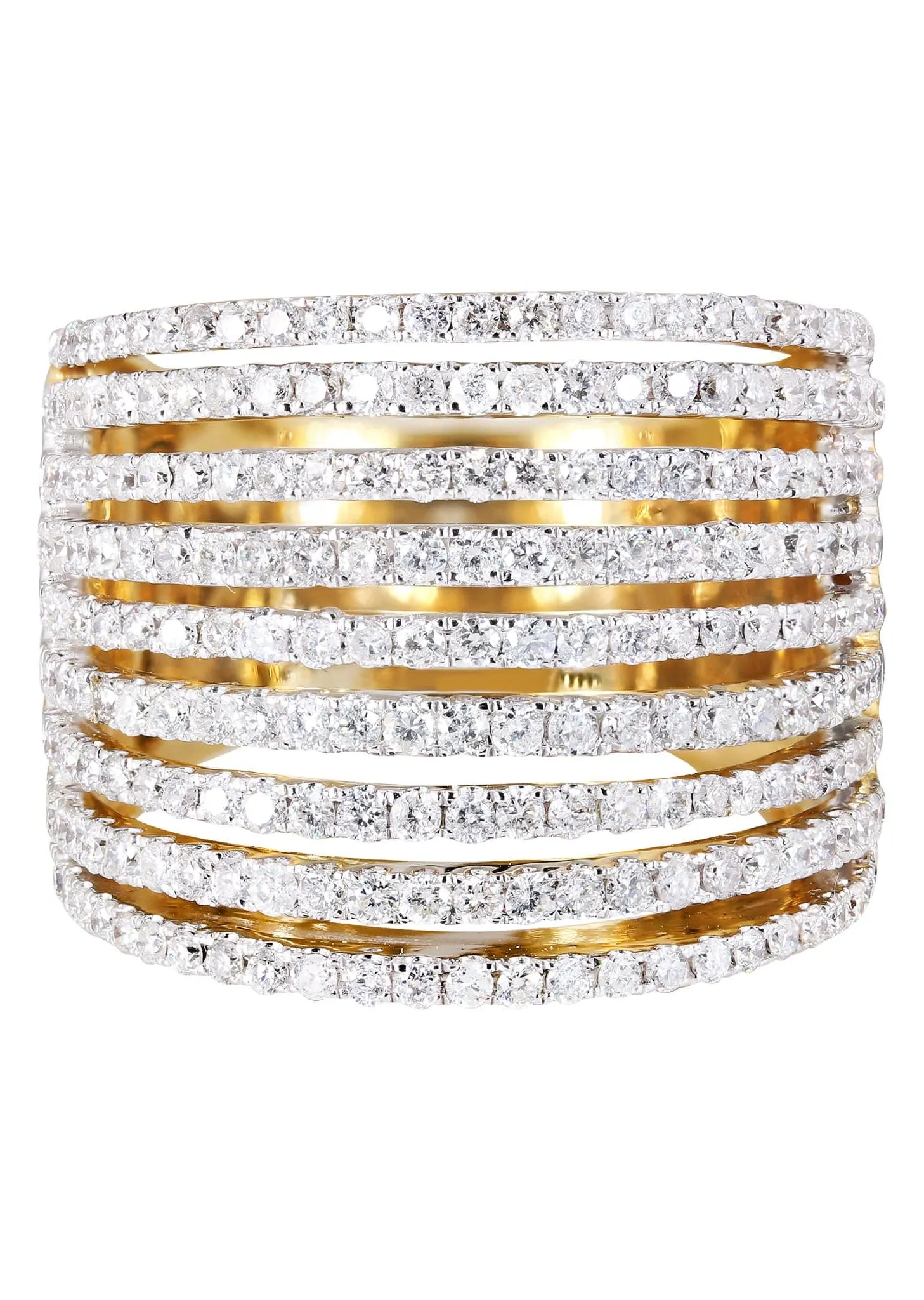14K Ladies Diamond Cocktail Ring | 2.18 Carats | 13.92 Grams