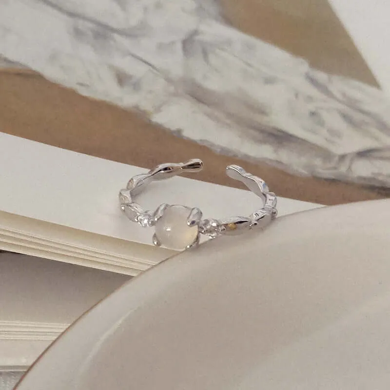 925 Silver Moonstone Ring