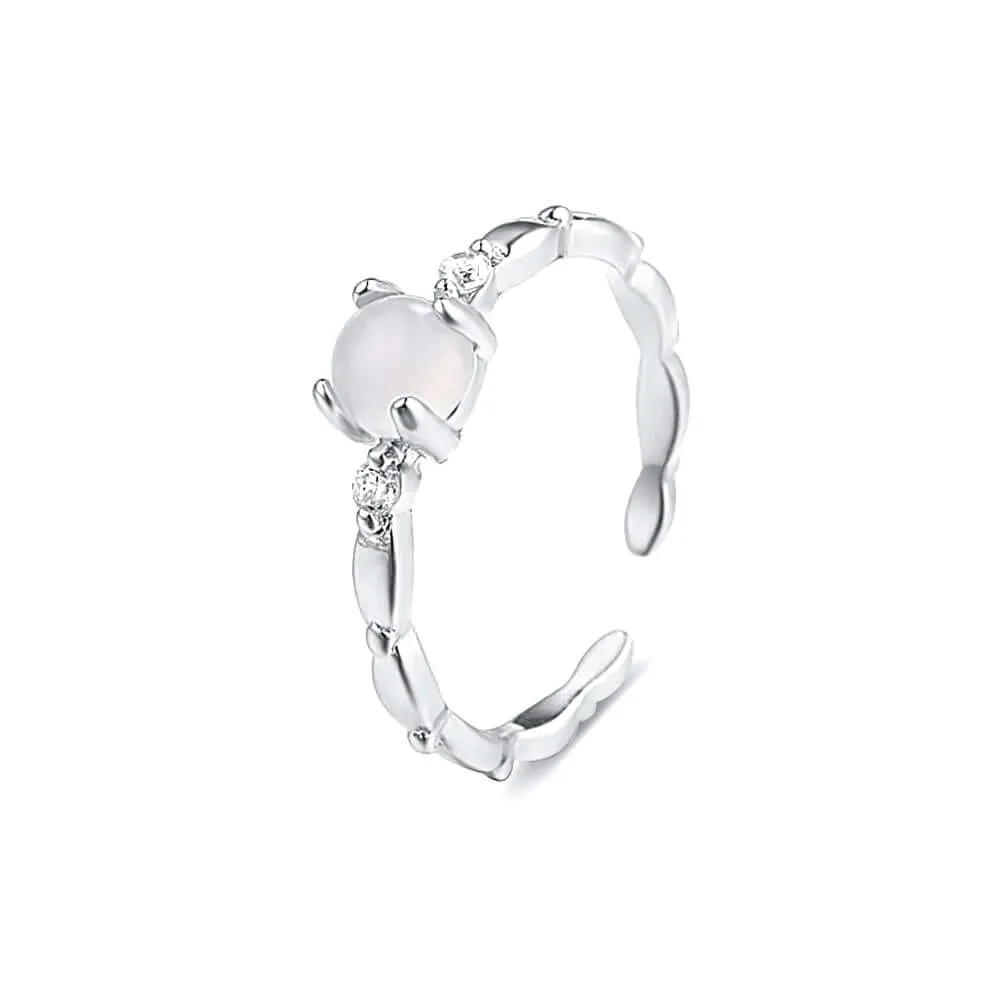 925 Silver Moonstone Ring