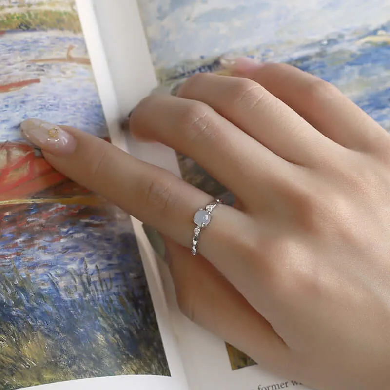 925 Silver Moonstone Ring