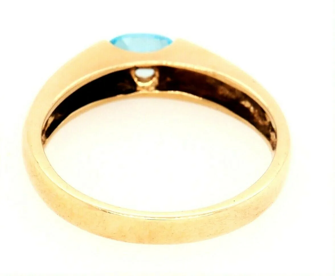 9ct Yellow Gold Topaz Dress Ring