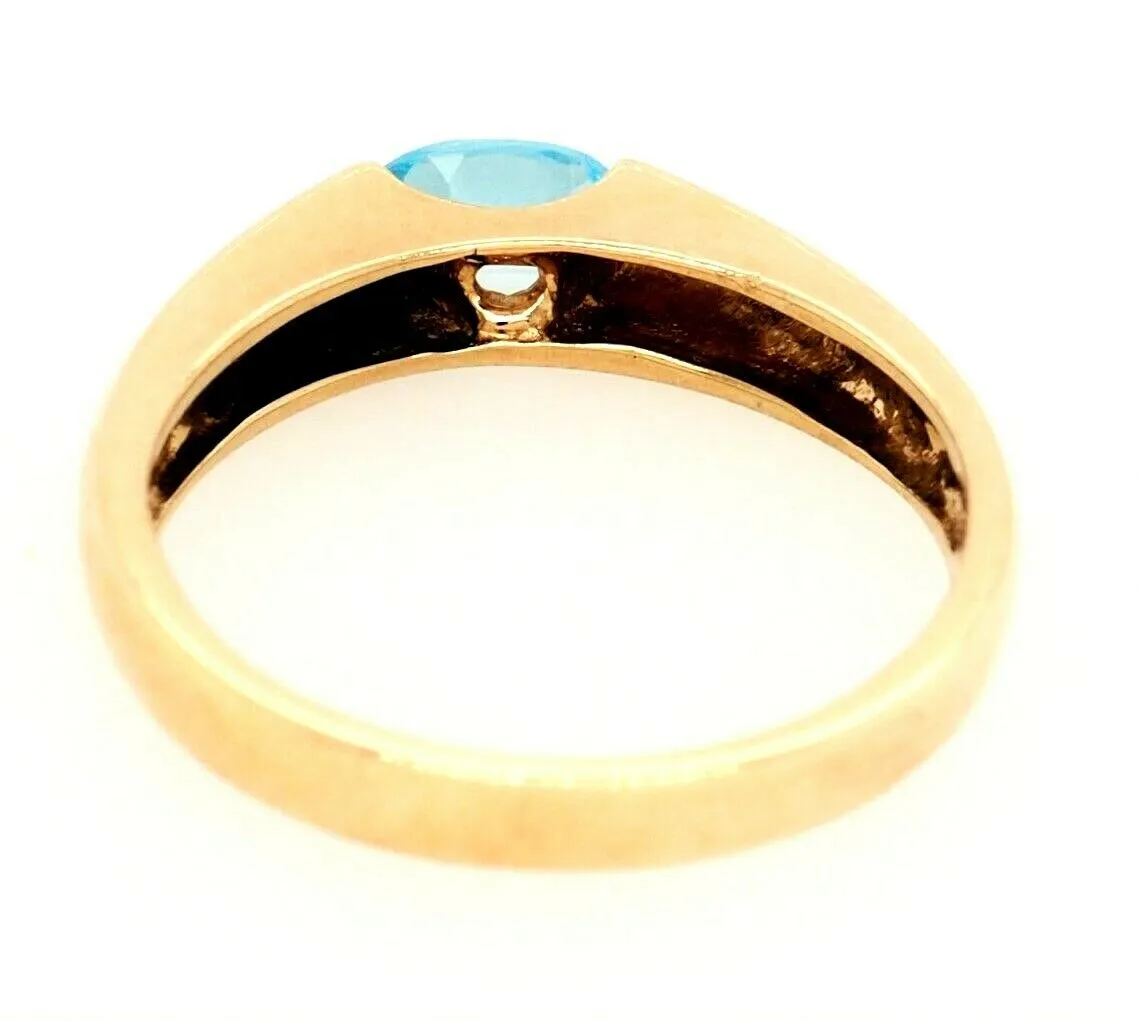 9ct Yellow Gold Topaz Dress Ring