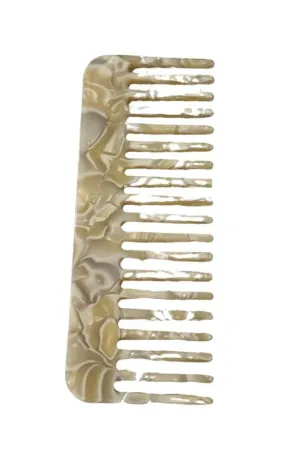 Acetate Comb |  Cream Tortoiseshell