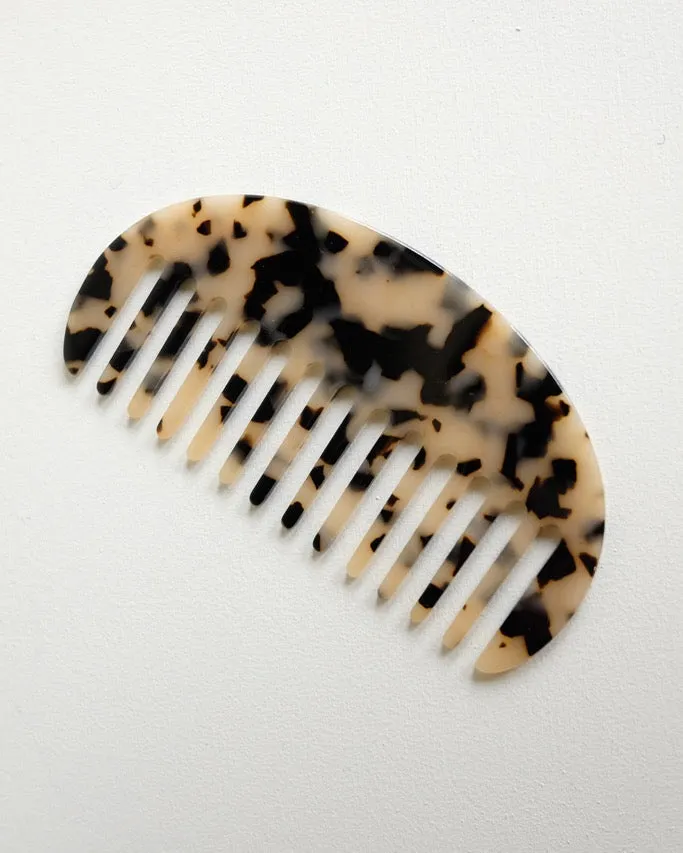 Acetate Comb, Half Moon