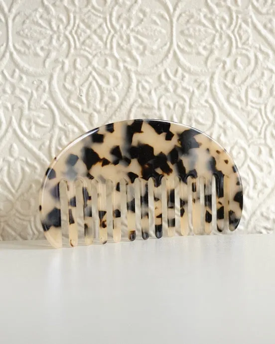 Acetate Comb, Half Moon