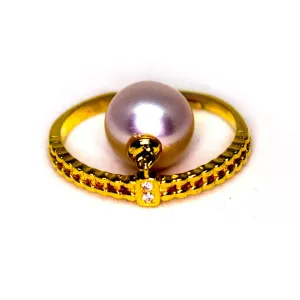 ANTIQUE GOLDEN PEARL RING