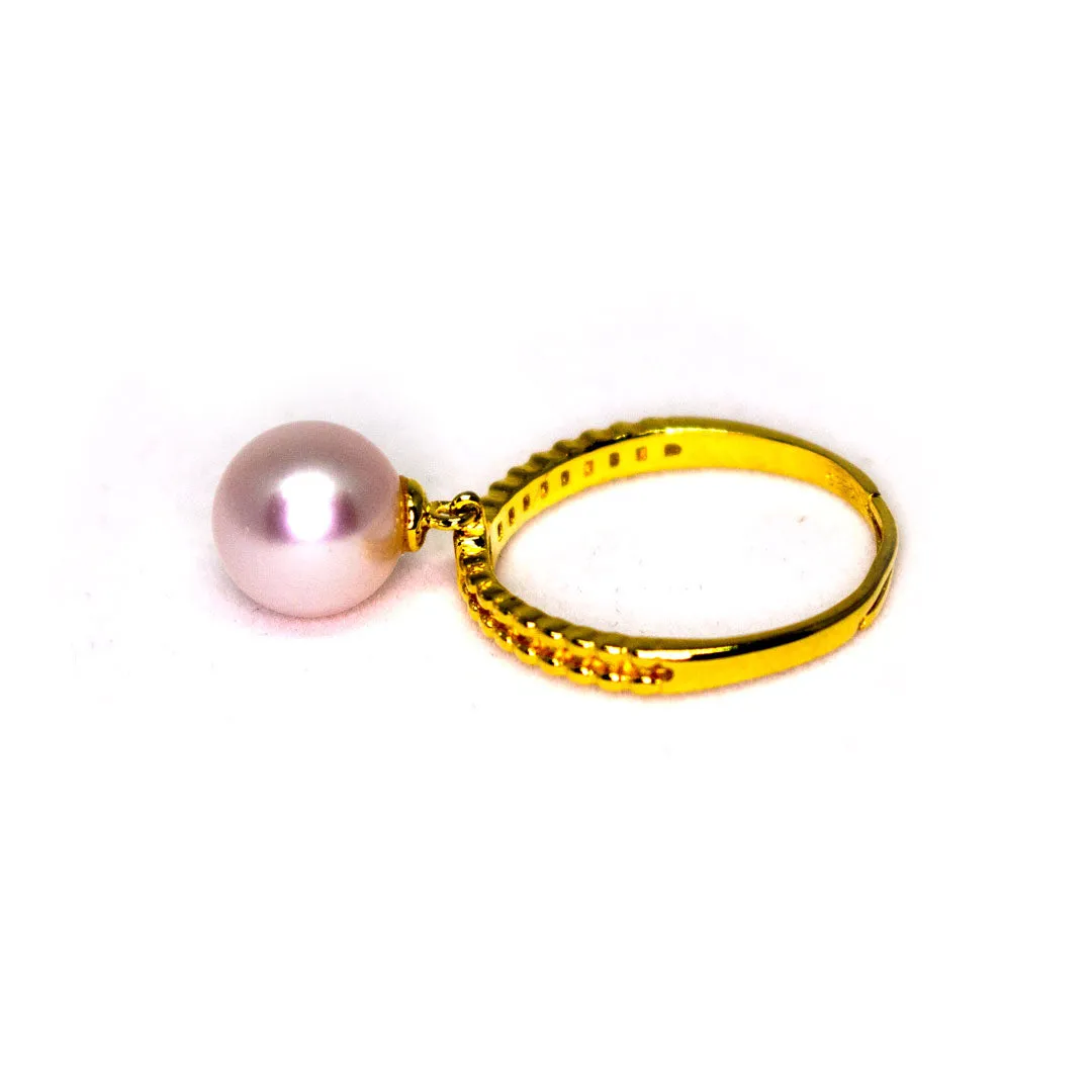 ANTIQUE GOLDEN PEARL RING