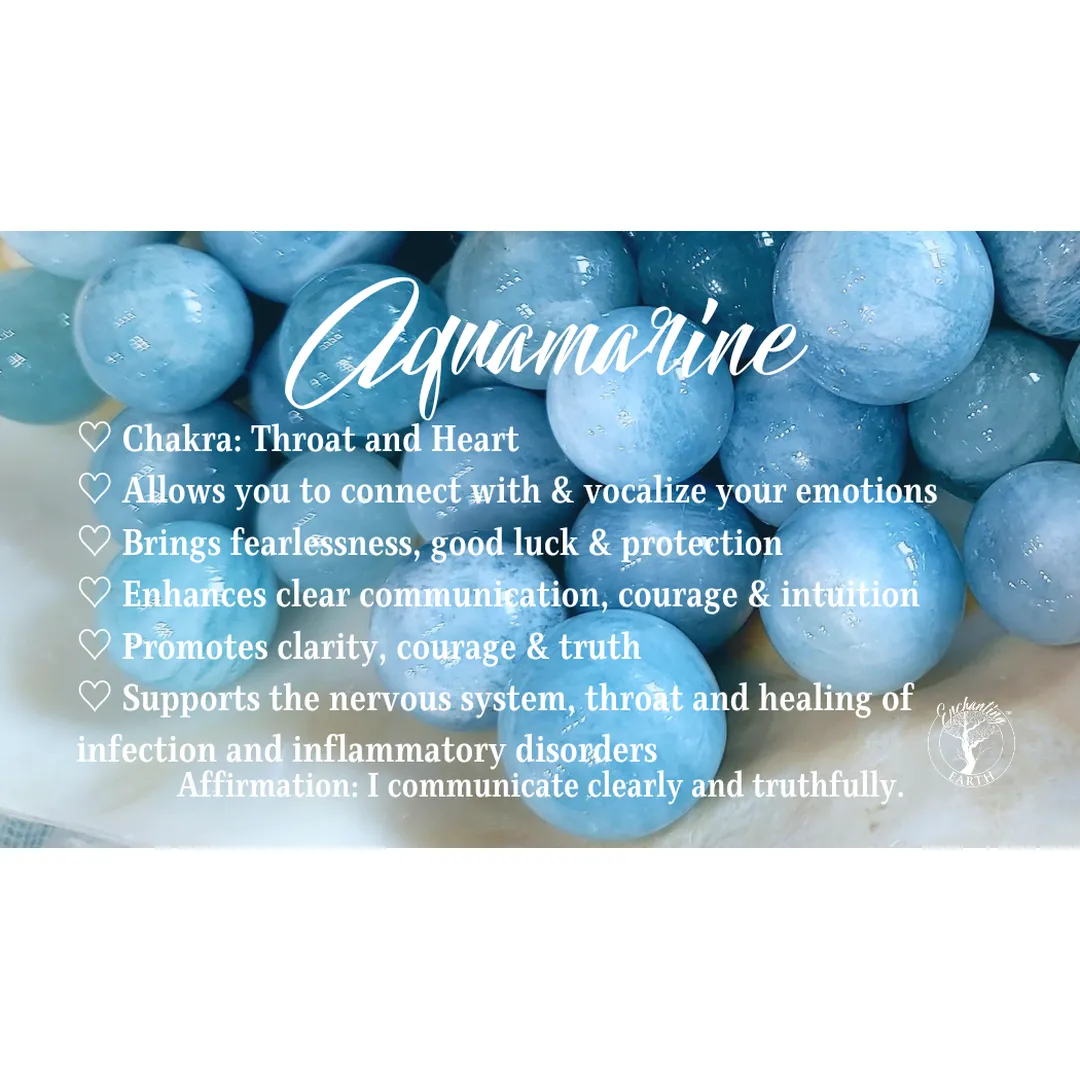 Aquamarine Stretchy Bangle Bracelet for Calm Communication