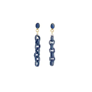 Beaded Link Earrings