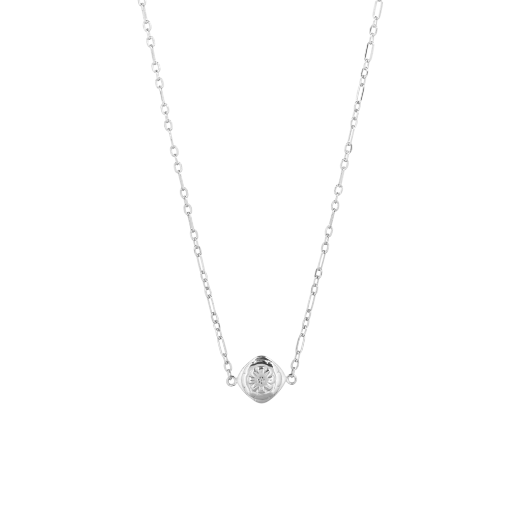 Boh Runga - Mini Marigold Necklace Sterling Silver