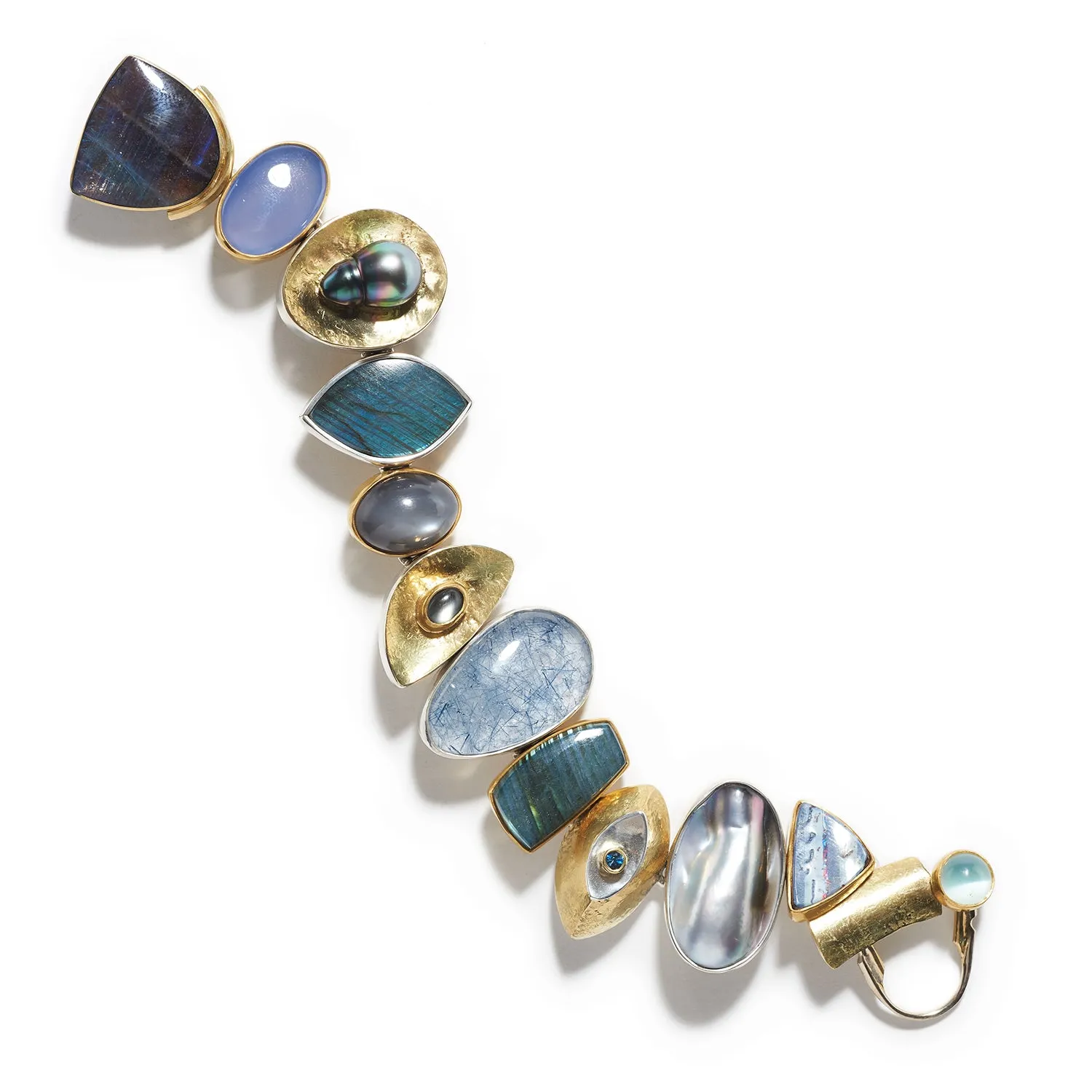 Bracelet in Blue & Gray