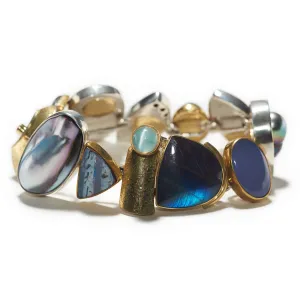 Bracelet in Blue & Gray