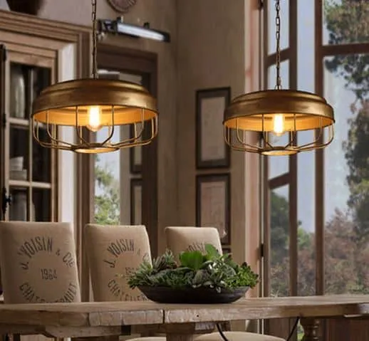 Cagerbon Birdcage Hanging Lamp