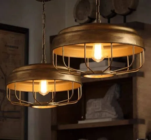 Cagerbon Birdcage Hanging Lamp