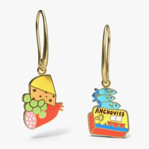 Charcuterie   Sardines Dangle Earrings