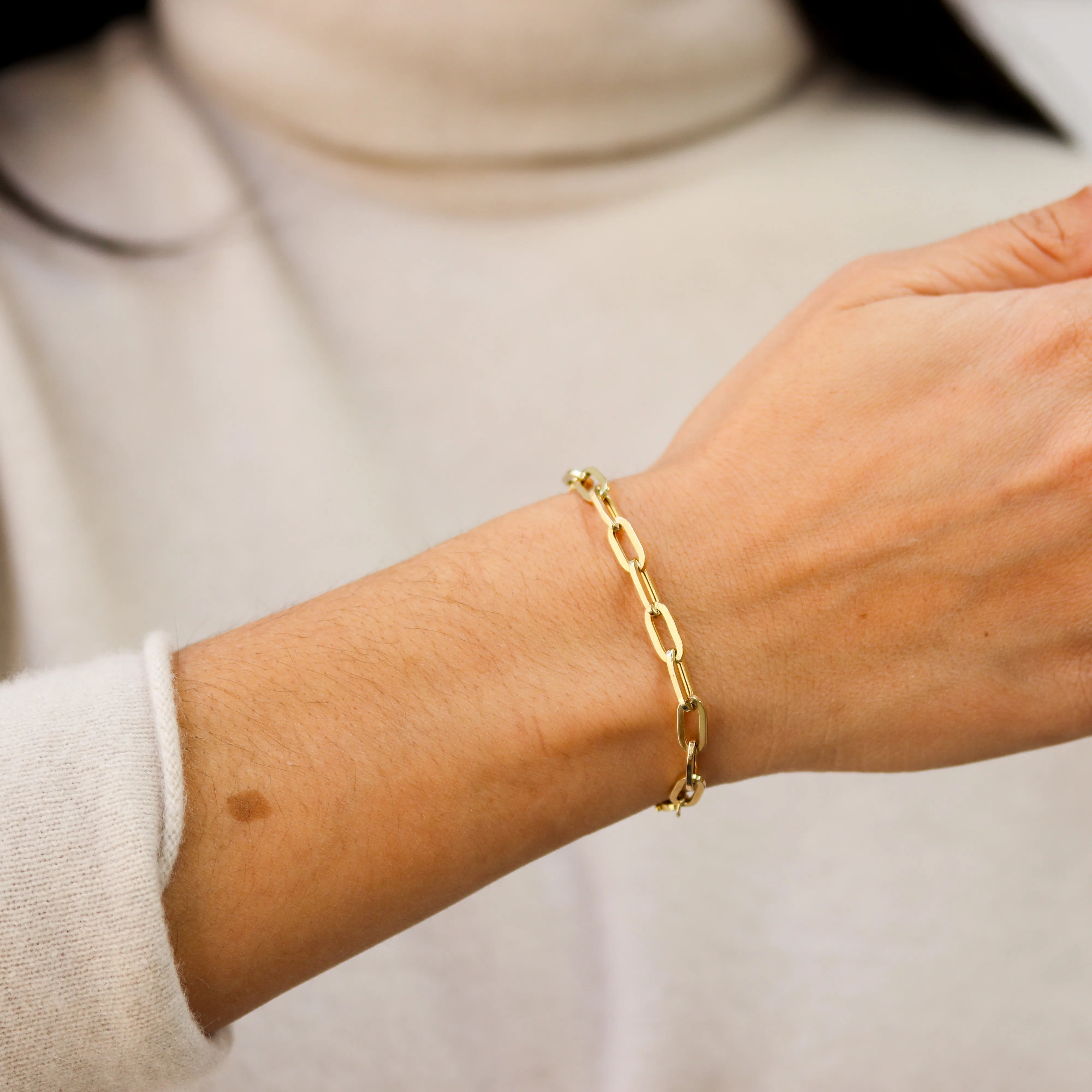 Chunky Paperclip Bracelet