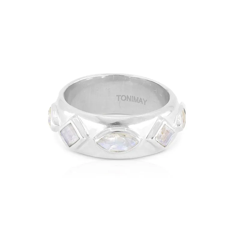 CORONET MOONSTONE RING