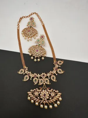 CZ Mango Chain Style Dainty Necklace