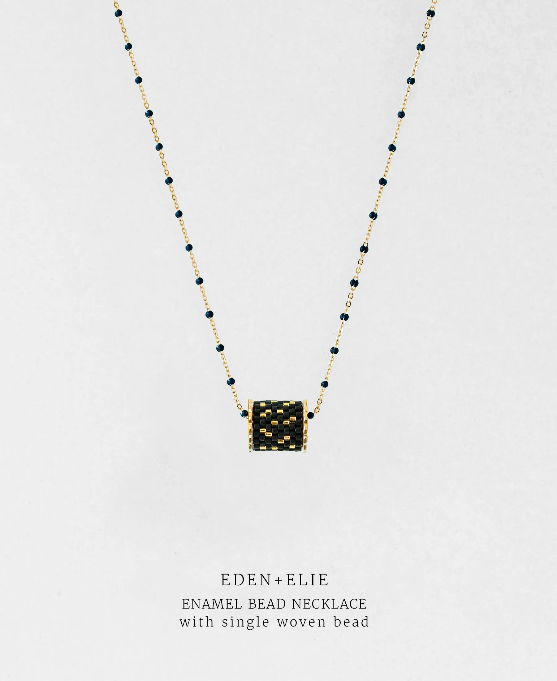 EDEN   ELIE Enamel Bead Necklace
