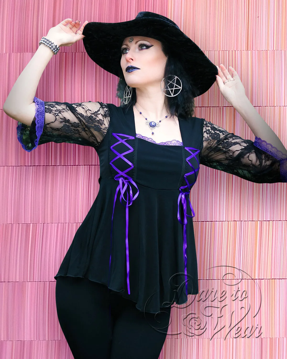 Enchantress Witch Costume with Anastasia Top, Emerald