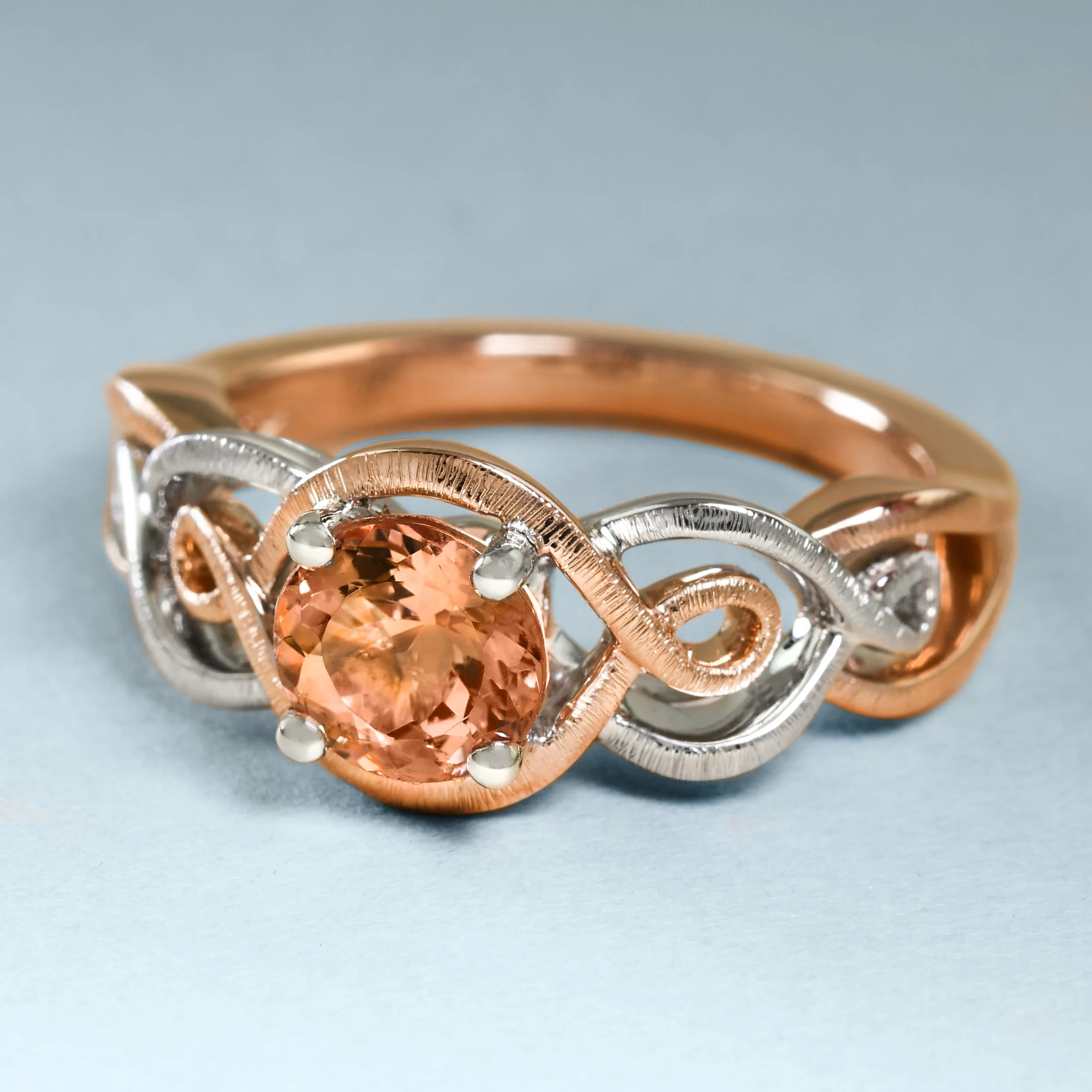 Entwined Topaz Ring