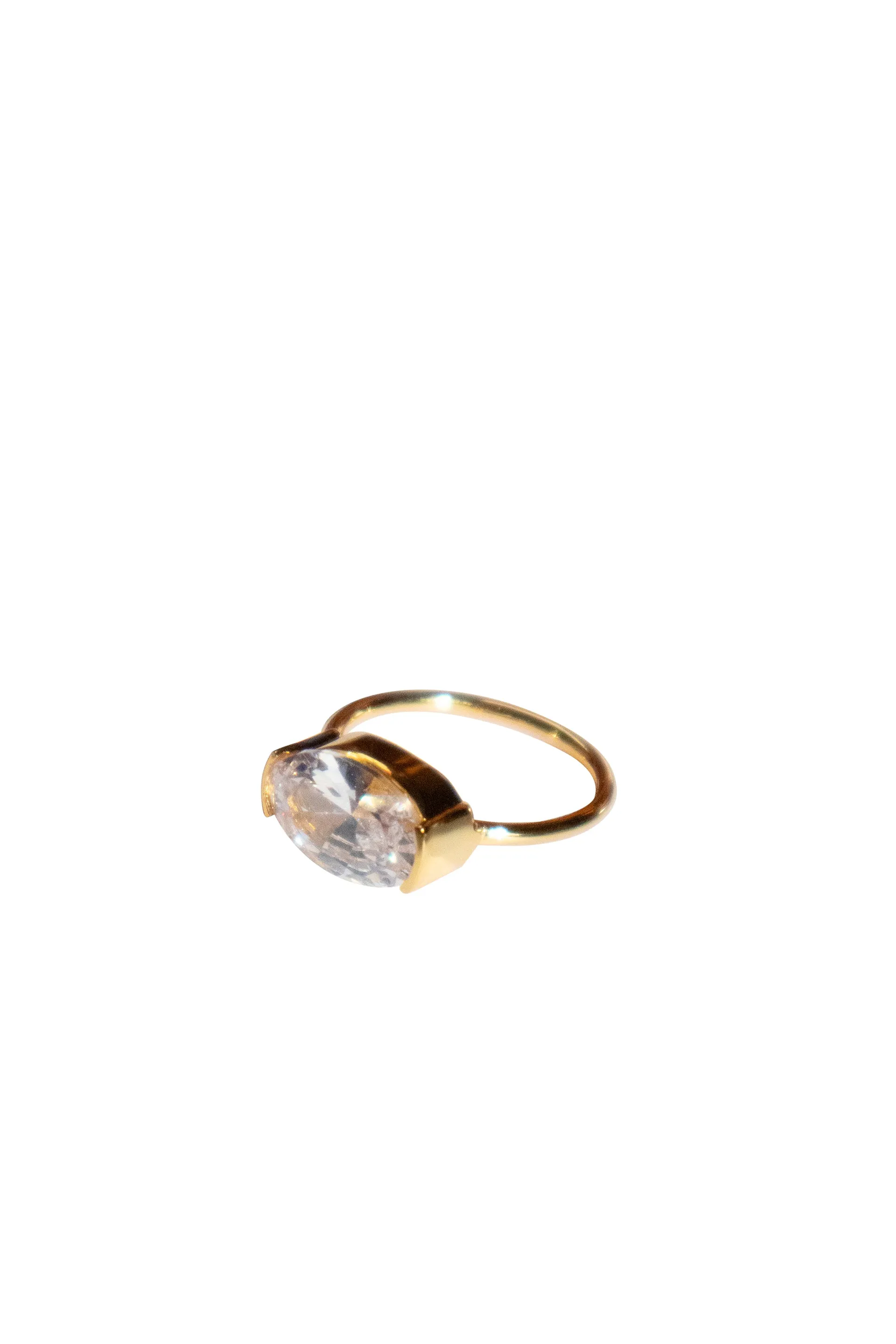 Ersa — Cushion zircon ring