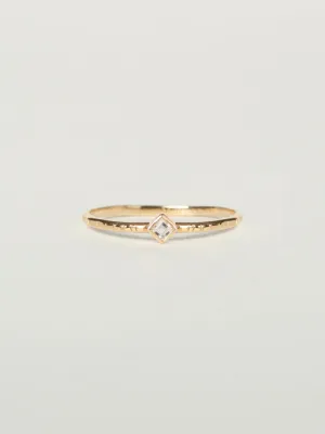 Esme Fine Stacker | 14k Gold | White Topaz