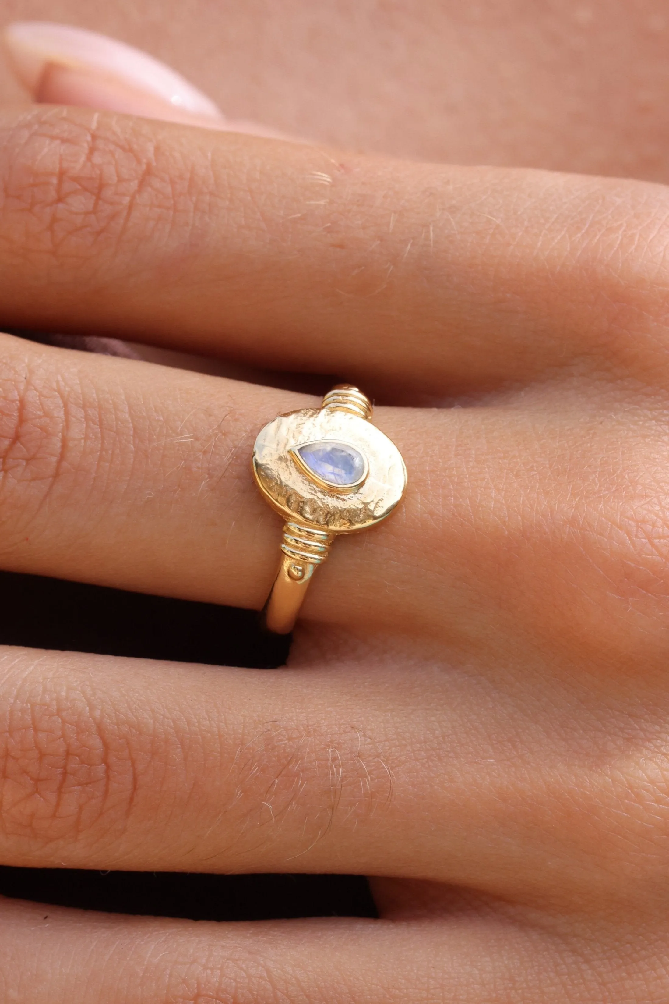 Esme Moonstone Gold Ring