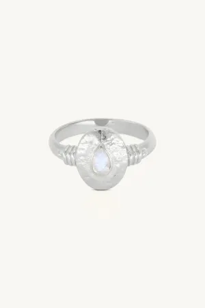 Esme Moonstone Silver Ring