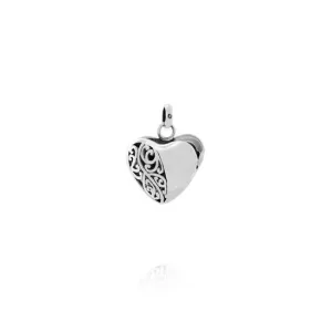 Evolve Necklaces Koru-Heart-Locket-Small-Cable-Chain-55cm 2P23313