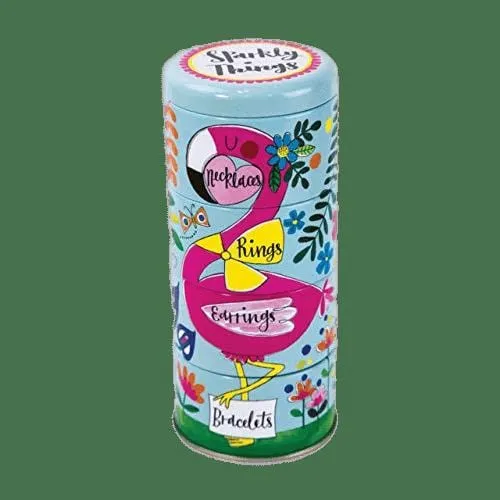 Girls Stacking Storage Tin for Sparkly Things