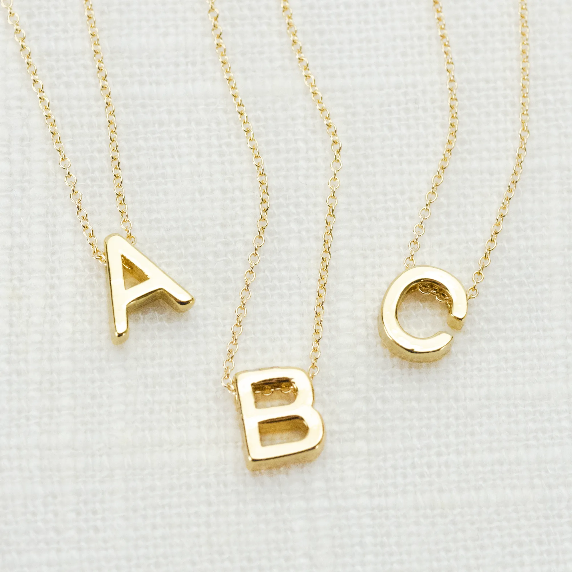 Gold Initial Necklace