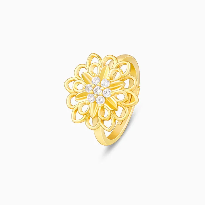Golden Blooming Flower Set