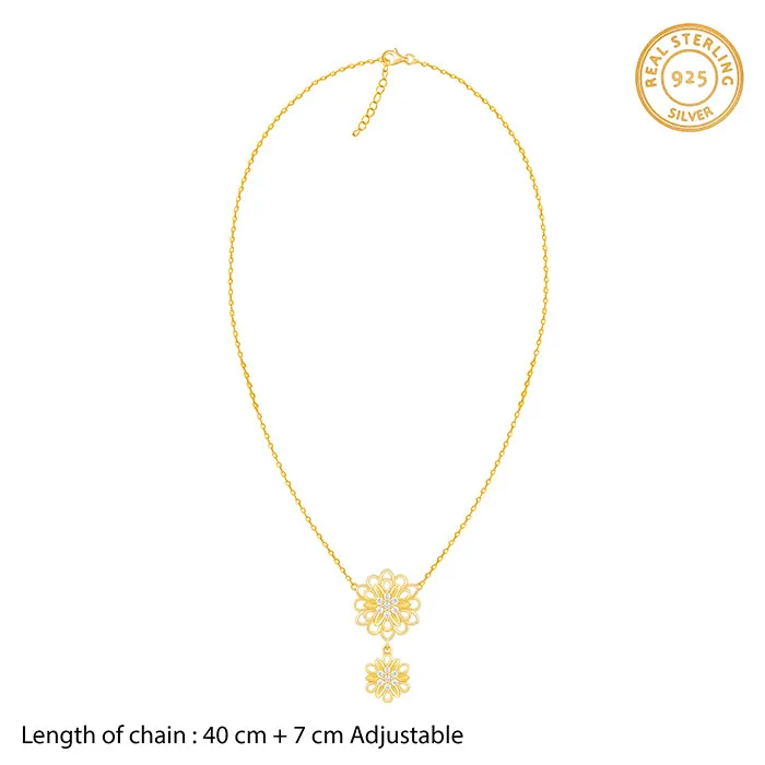 Golden Blooming Flower Set