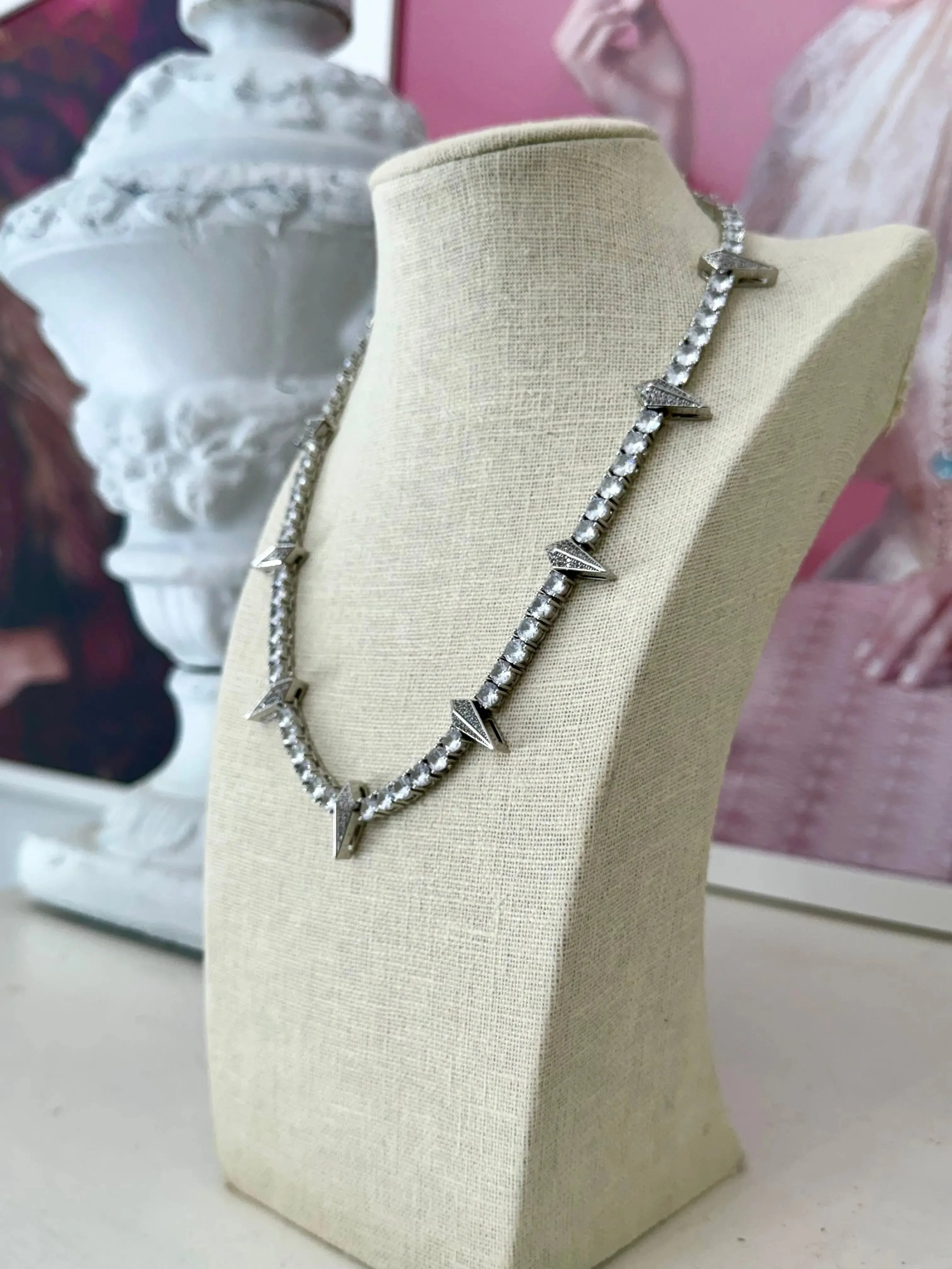 Grit and Grace Necklace - White