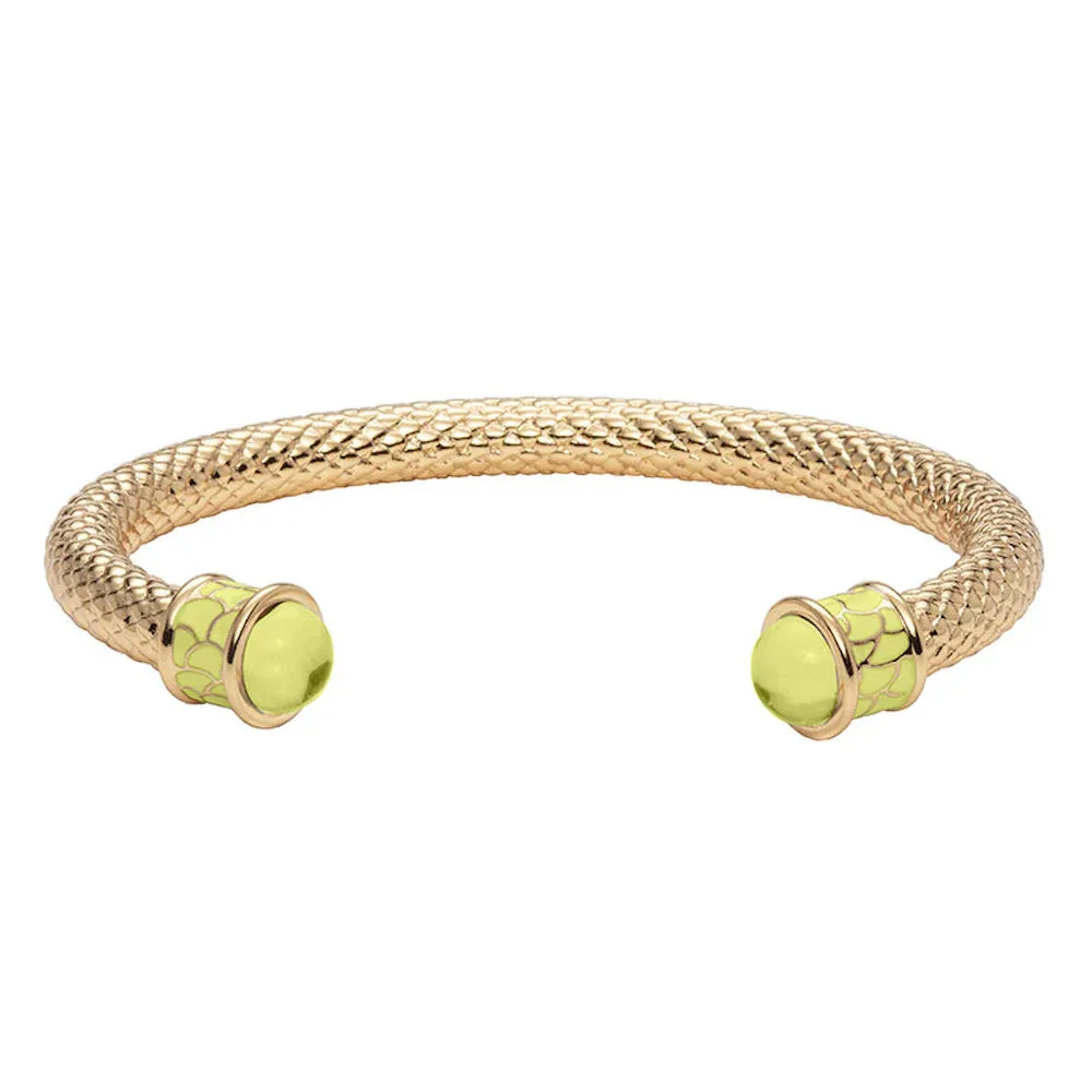 Halcyon Days Salamander Gold Torque Bangle