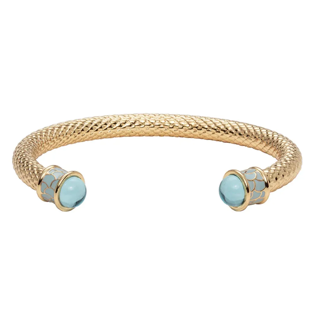 Halcyon Days Salamander Gold Torque Bangle