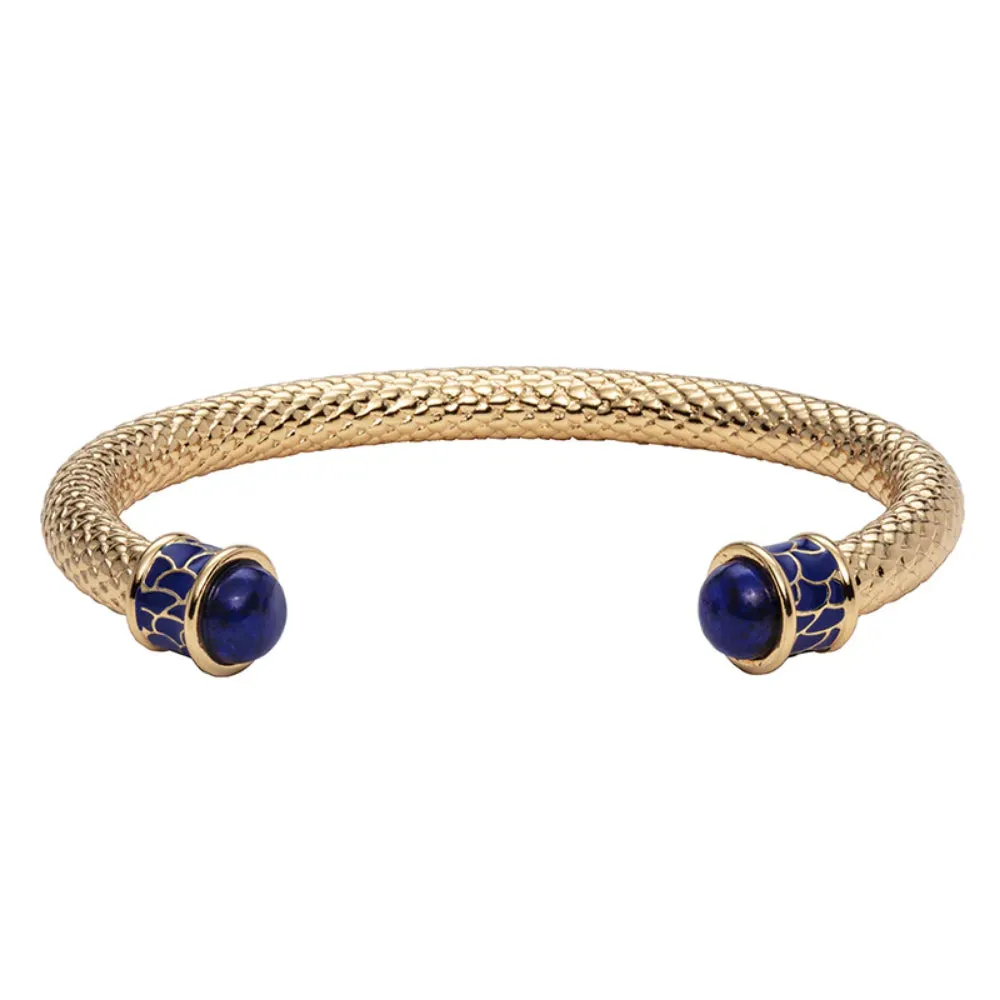 Halcyon Days Salamander Gold Torque Bangle