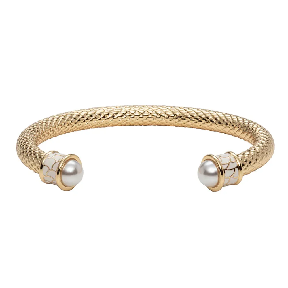 Halcyon Days Salamander Gold Torque Bangle