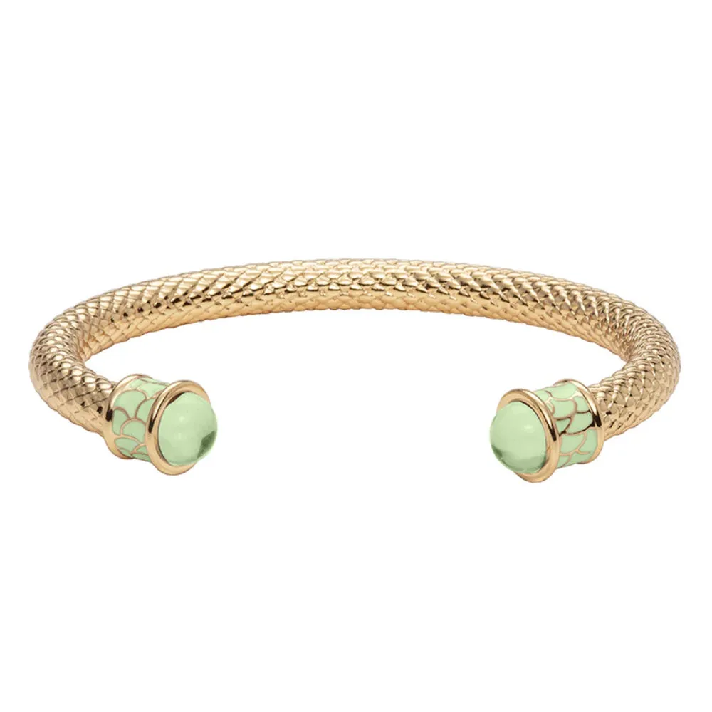 Halcyon Days Salamander Gold Torque Bangle
