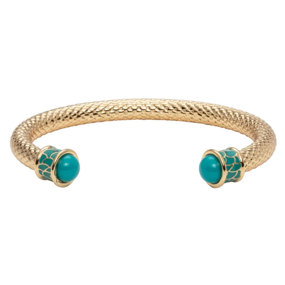 Halcyon Days Salamander Gold Torque Bangle