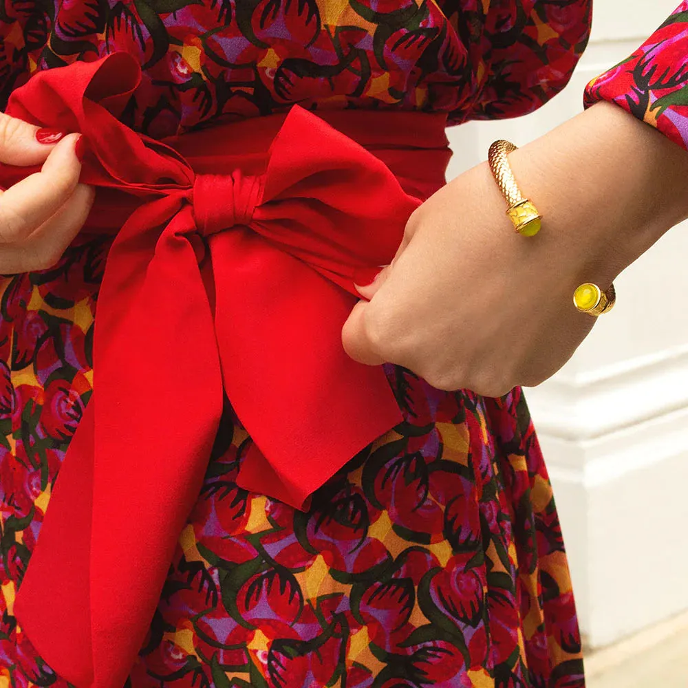 Halcyon Days Salamander Gold Torque Bangle