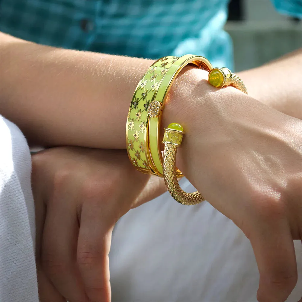 Halcyon Days Salamander Gold Torque Bangle
