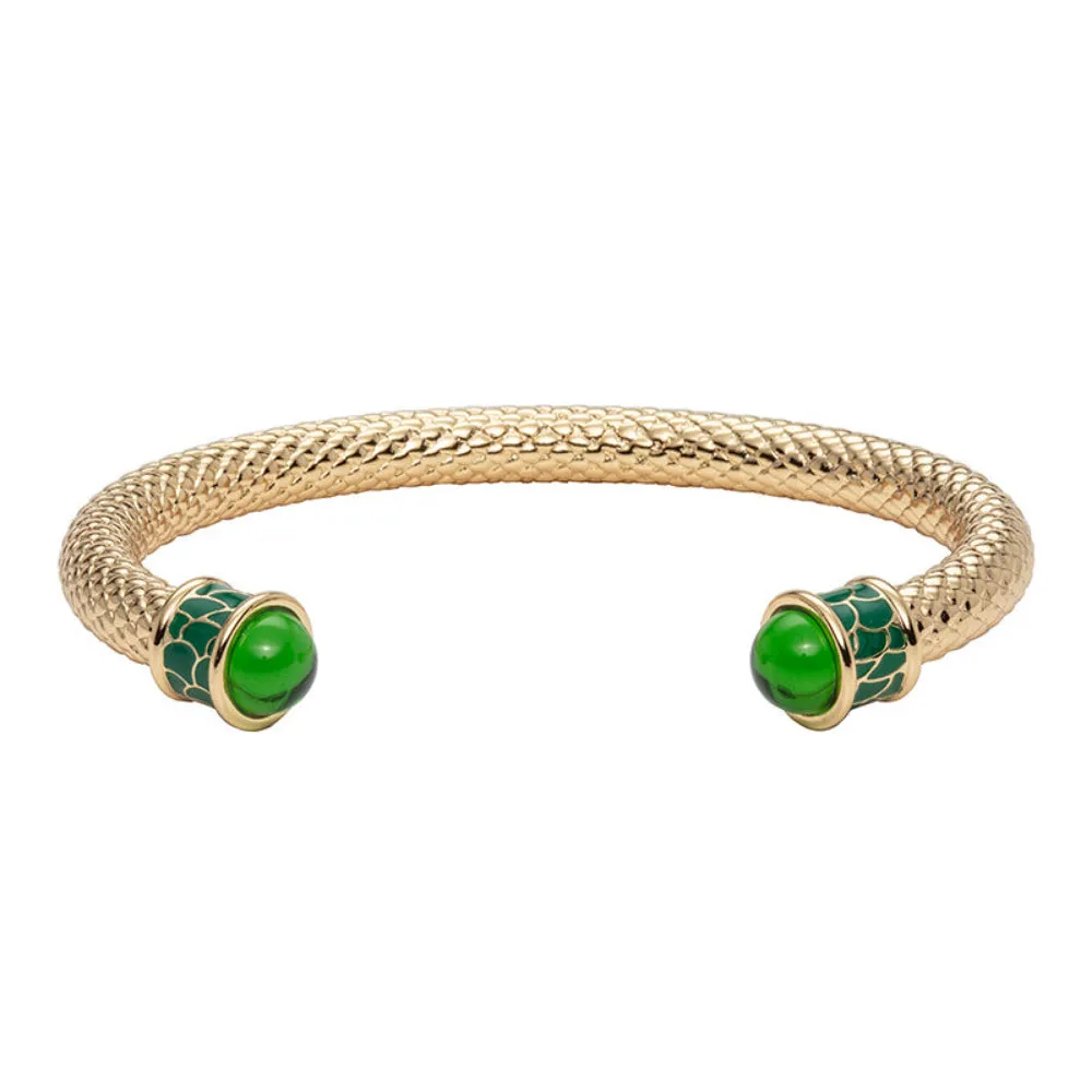 Halcyon Days Salamander Gold Torque Bangle