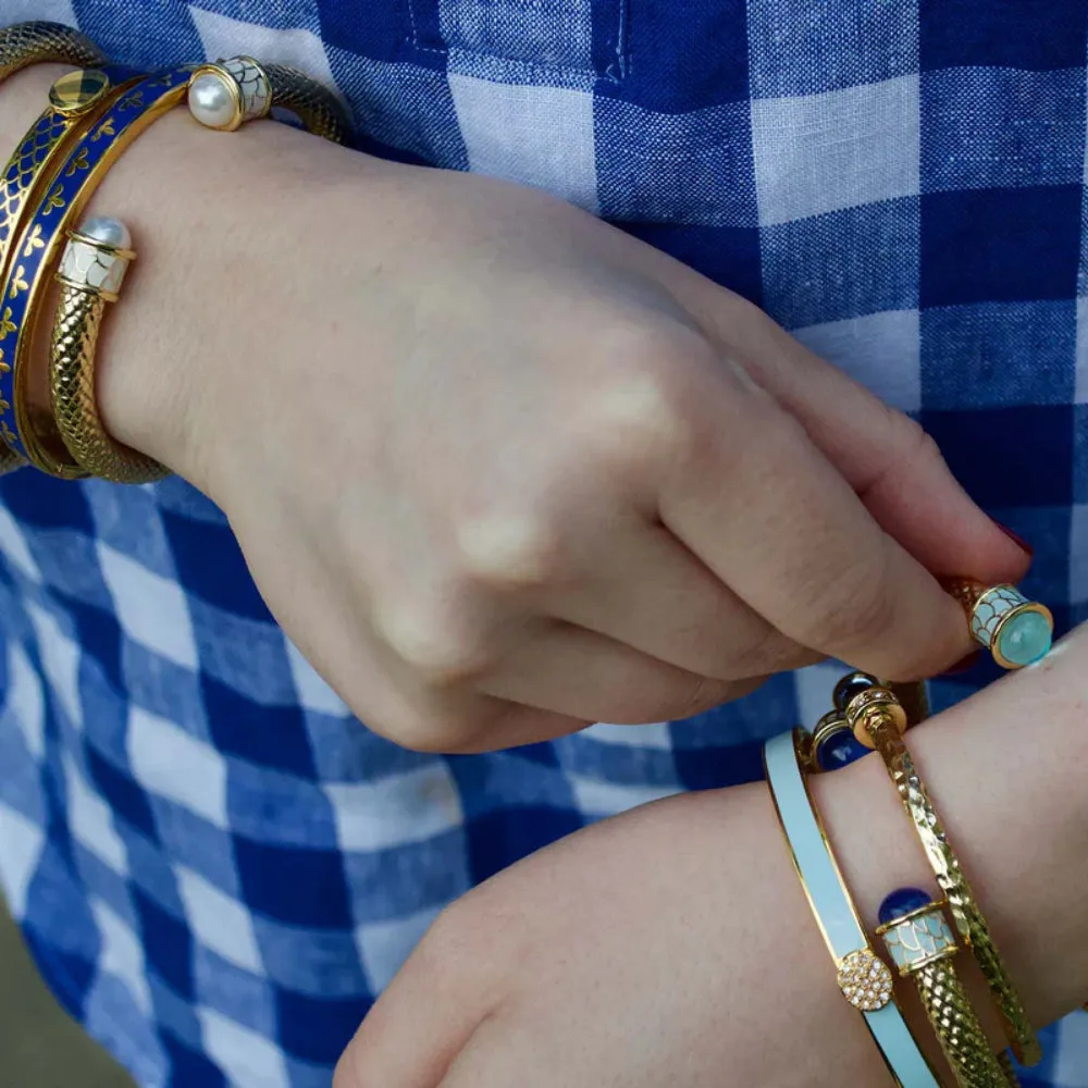 Halcyon Days Salamander Gold Torque Bangle