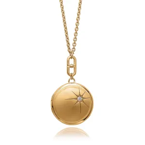 Large Stellar Star Locket - Gold - BPN08GP