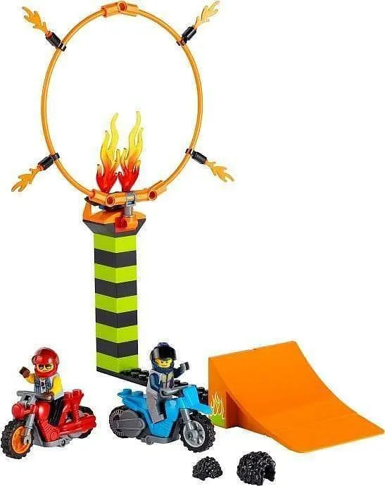 LEGO Stuntcompetitie met 2 vliegwiel motoren en schans 60299 City