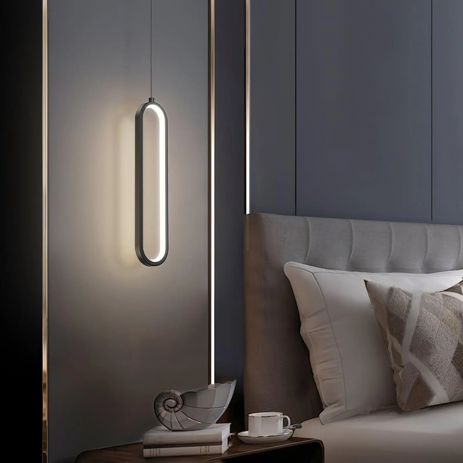 Long Oval LED Pendant Lamp