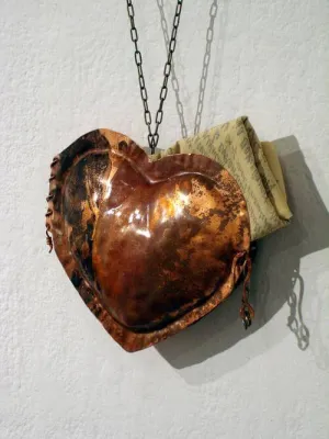 Love Letters in Over-sized Heart Lockets